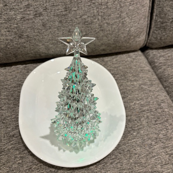 Vintage Mini Light Up Christmas Tree For Tables / Desks 11.5" Tested And Working - Picture 3 of 5